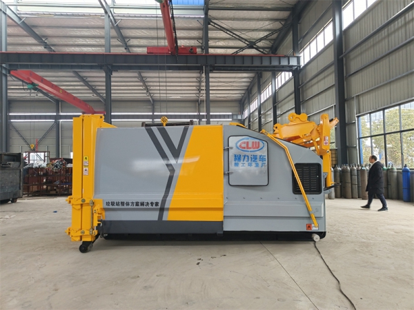 12方挂桶型移动式垃圾压缩站